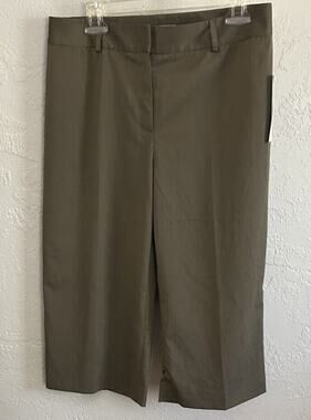 Pants Trousers Wide Leg Cropped NWT SZ 10 Cottage Office Siren Antonio Melani